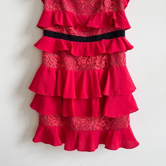 New! FOR LOVE & LEMONS • Chianti Tank Mini Dress in Red Hot - Picture 5 of 14